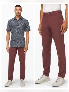 Lululemon ABC Pant Classic *32" Special Edition Pan American Team Canada 
Maroon